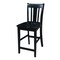 Whitewood Industries Solid Wood San Remo Counter Height Dining Stool - 24" Seat Height S46-102 - alternate 1